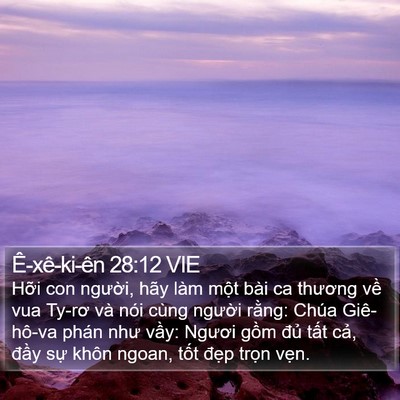 Ê-xê-ki-ên 28:12 VIE Bible Verse Image