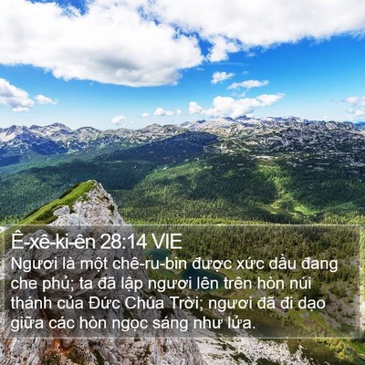 Ê-xê-ki-ên 28:14 VIE Bible Verse Image