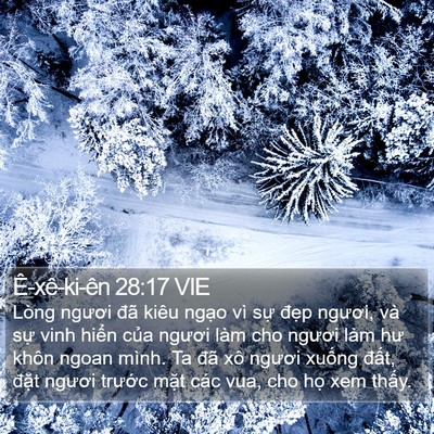Ê-xê-ki-ên 28:17 VIE Bible Verse Image