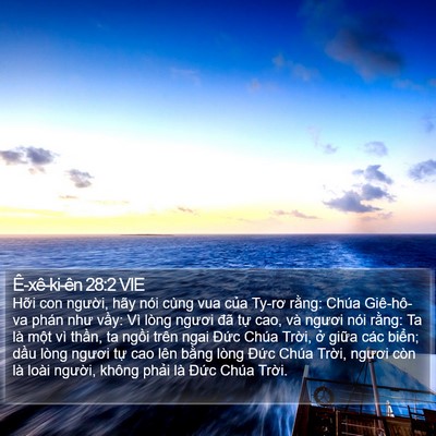 Ê-xê-ki-ên 28:2 VIE Bible Verse Image