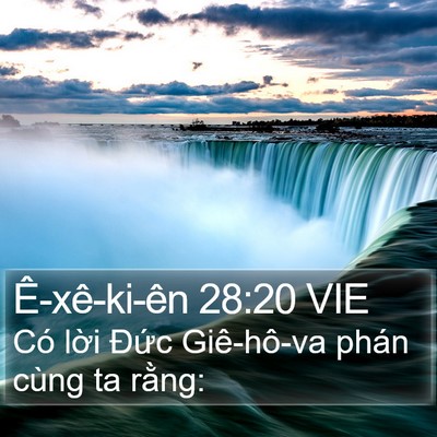 Ê-xê-ki-ên 28:20 VIE Bible Verse Image