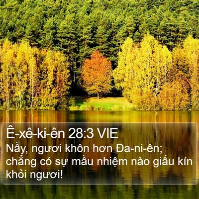 Ê-xê-ki-ên 28:3 VIE Bible Verse Image