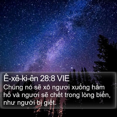 Ê-xê-ki-ên 28:8 VIE Bible Verse Image