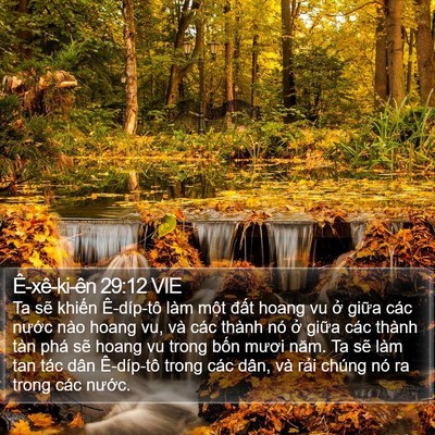 Ê-xê-ki-ên 29:12 VIE Bible Verse Image