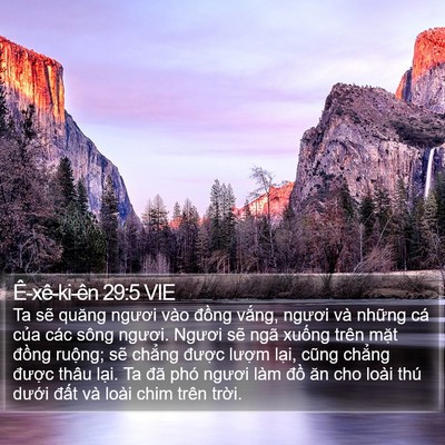 Ê-xê-ki-ên 29:5 VIE Bible Verse Image