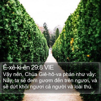 Ê-xê-ki-ên 29:8 VIE Bible Verse Image