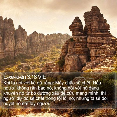 Ê-xê-ki-ên 3:18 VIE Bible Verse Image