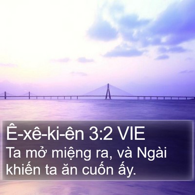 Ê-xê-ki-ên 3:2 VIE Bible Verse Image