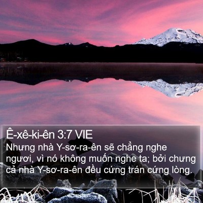 Ê-xê-ki-ên 3:7 VIE Bible Verse Image