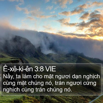 Ê-xê-ki-ên 3:8 VIE Bible Verse Image