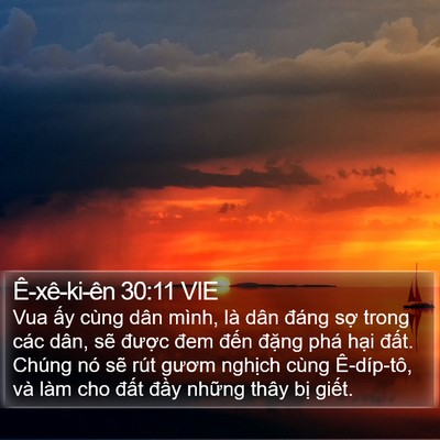 Ê-xê-ki-ên 30:11 VIE Bible Verse Image