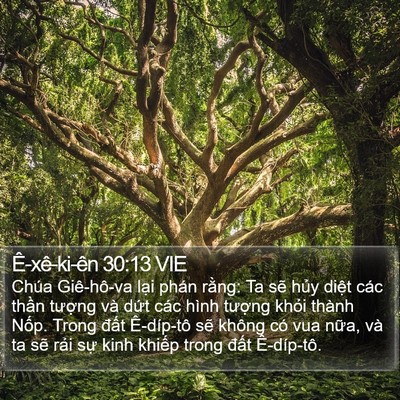 Ê-xê-ki-ên 30:13 VIE Bible Verse Image