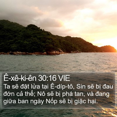 Ê-xê-ki-ên 30:16 VIE Bible Verse Image