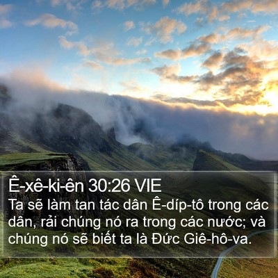 Ê-xê-ki-ên 30:26 VIE Bible Verse Image