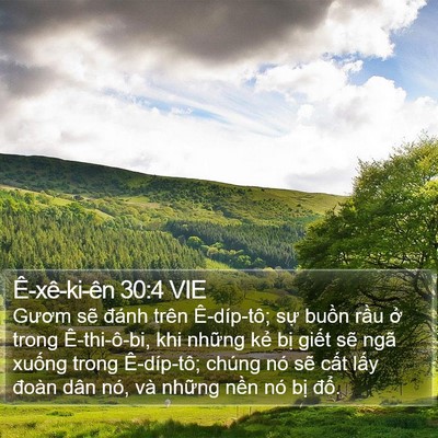 Ê-xê-ki-ên 30:4 VIE Bible Verse Image