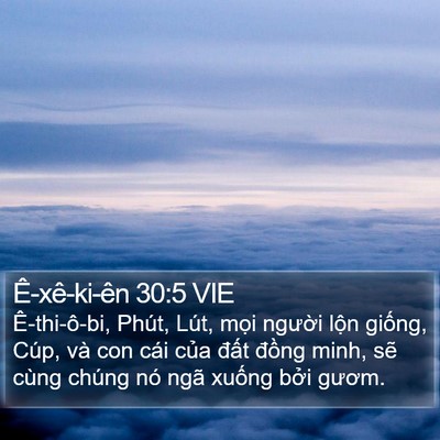 Ê-xê-ki-ên 30:5 VIE Bible Verse Image