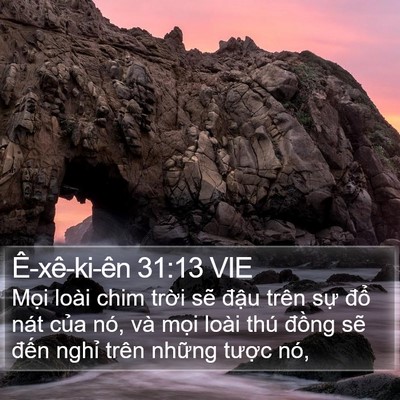 Ê-xê-ki-ên 31:13 VIE Bible Verse Image