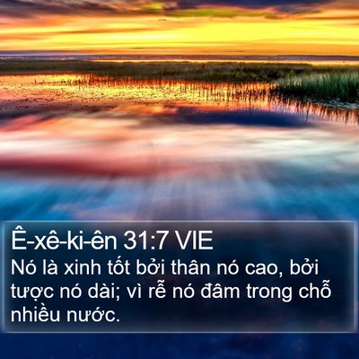 Ê-xê-ki-ên 31:7 VIE Bible Verse Image
