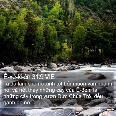 Ê-xê-ki-ên 31:9 VIE Bible Verse Image