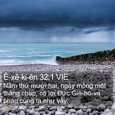 Ê-xê-ki-ên 32:1 VIE Bible Verse Image