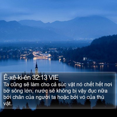 Ê-xê-ki-ên 32:13 VIE Bible Verse Image