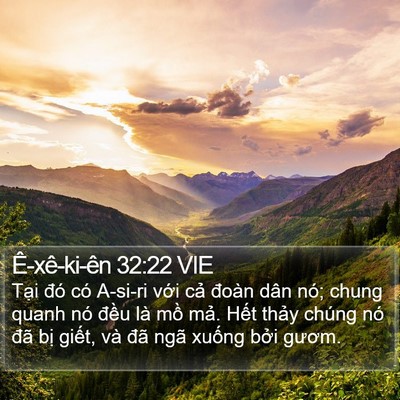 Ê-xê-ki-ên 32:22 VIE Bible Verse Image