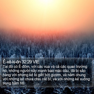 Ê-xê-ki-ên 32:29 VIE Bible Verse Image