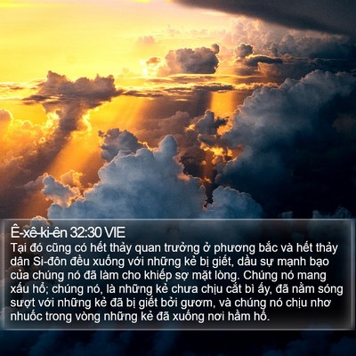 Ê-xê-ki-ên 32:30 VIE Bible Verse Image