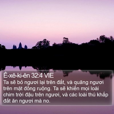 Ê-xê-ki-ên 32:4 VIE Bible Verse Image