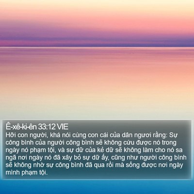 Ê-xê-ki-ên 33:12 VIE Bible Verse Image