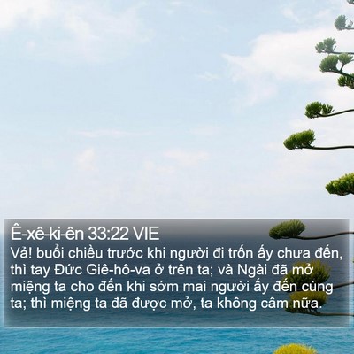 Ê-xê-ki-ên 33:22 VIE Bible Verse Image