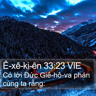 Ê-xê-ki-ên 33:23 VIE Bible Verse Image