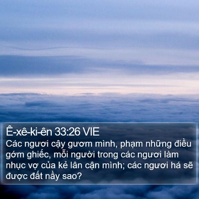 Ê-xê-ki-ên 33:26 VIE Bible Verse Image