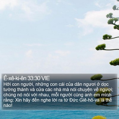 Ê-xê-ki-ên 33:30 VIE Bible Verse Image