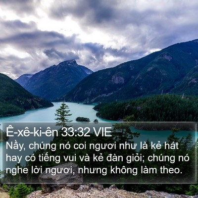 Ê-xê-ki-ên 33:32 VIE Bible Verse Image