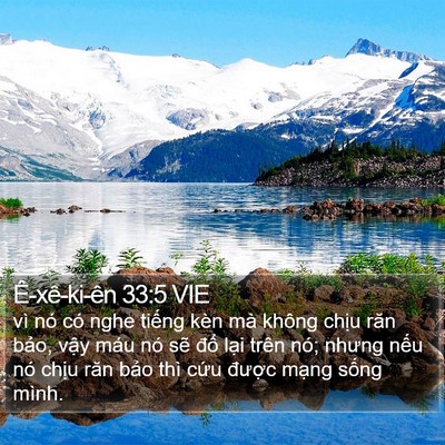 Ê-xê-ki-ên 33:5 VIE Bible Verse Image