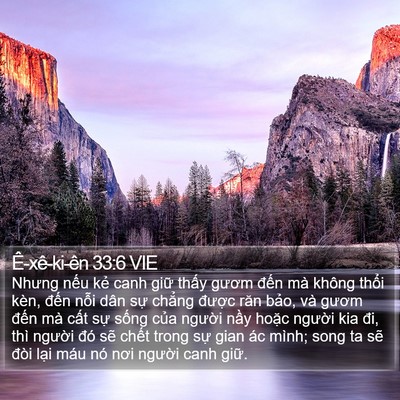Ê-xê-ki-ên 33:6 VIE Bible Verse Image