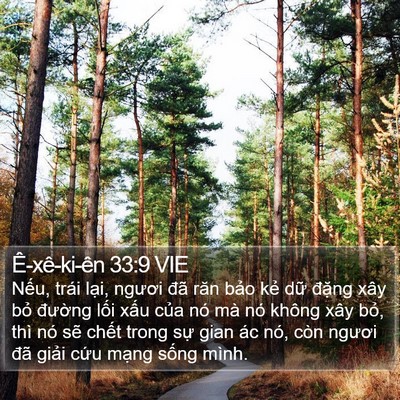Ê-xê-ki-ên 33:9 VIE Bible Verse Image