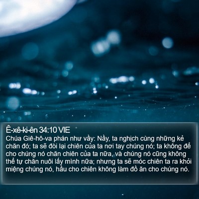 Ê-xê-ki-ên 34:10 VIE Bible Verse Image