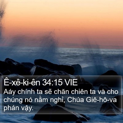 Ê-xê-ki-ên 34:15 VIE Bible Verse Image