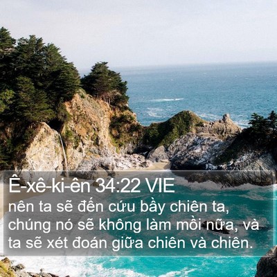 Ê-xê-ki-ên 34:22 VIE Bible Verse Image