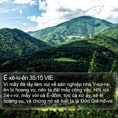 Ê-xê-ki-ên 35:15 VIE Bible Verse Image