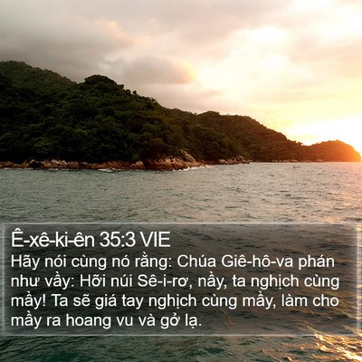 Ê-xê-ki-ên 35:3 VIE Bible Verse Image