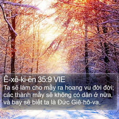 Ê-xê-ki-ên 35:9 VIE Bible Verse Image