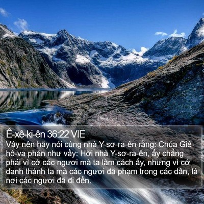 Ê-xê-ki-ên 36:22 VIE Bible Verse Image