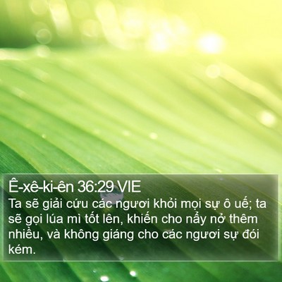 Ê-xê-ki-ên 36:29 VIE Bible Verse Image
