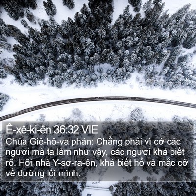 Ê-xê-ki-ên 36:32 VIE Bible Verse Image