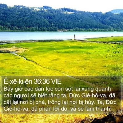 Ê-xê-ki-ên 36:36 VIE Bible Verse Image
