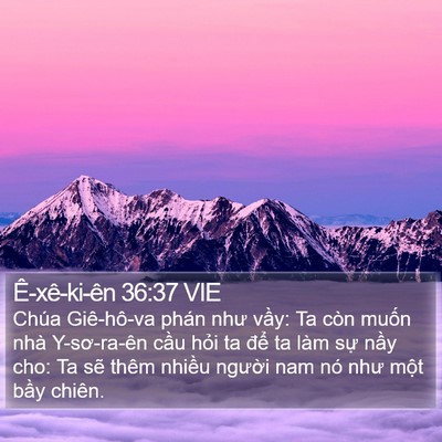Ê-xê-ki-ên 36:37 VIE Bible Verse Image
