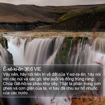 Ê-xê-ki-ên 36:6 VIE Bible Verse Image